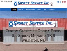 Tablet Screenshot of gasketservice.com